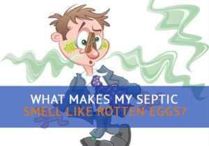 Rotten egg septic smell from sewer gas