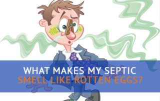 Foul rotten egg smell from sewer gas