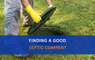 Finding a Good Septic Company