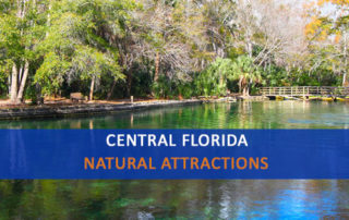 Photo of Natural Spring with Words: Central Florida Natural Attractions