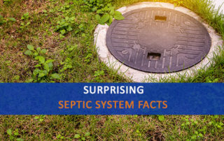 Photo of Septic Tank Cover with: "Surprising Septic System Facts"