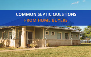 Florida Home with Words "Common Septic Questions from Home Buyers"