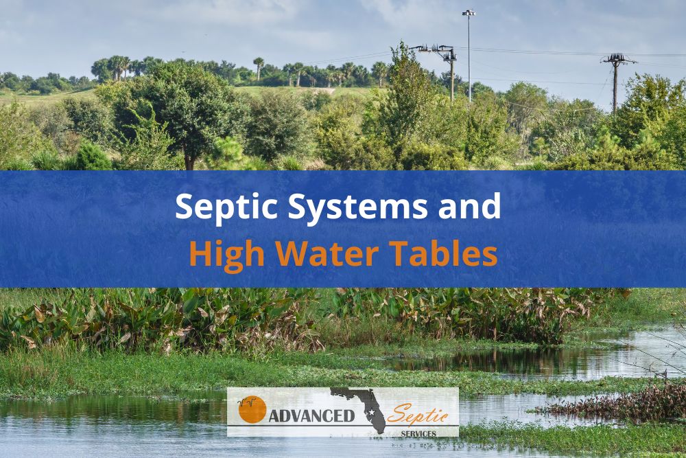 Septic Systems and High Water Tables, Advanced Septic Services of Florida