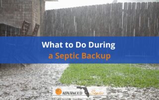 Image of Flooded Yard, What to do During a Septic Backup