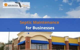 Image of Business with Words "Septic Maintenance for Businessnes"