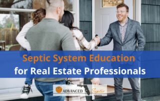 Image of Male Real Estate Agent Greeting Family at the Door, Septic System Education for Real Estate Professionals