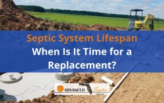 Image of Septic Tank with Words Septic System Lifespan